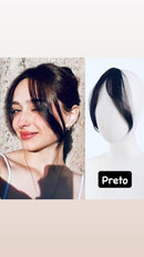 Aplique Franja Cabelo Humano