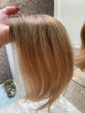 Topo Cabelo Humano Sem Franja Médio 30cm