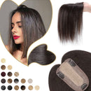 Topo Cabelo Humano Sem Franja Médio 30cm