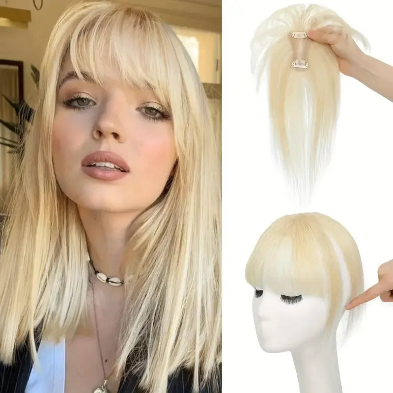 ❣ Novas Franjas Cabelo Humano-Franja Curta