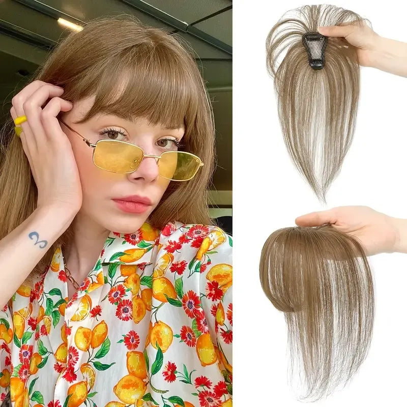 ❣ Novas Franjas Cabelo Humano-Franja Curta