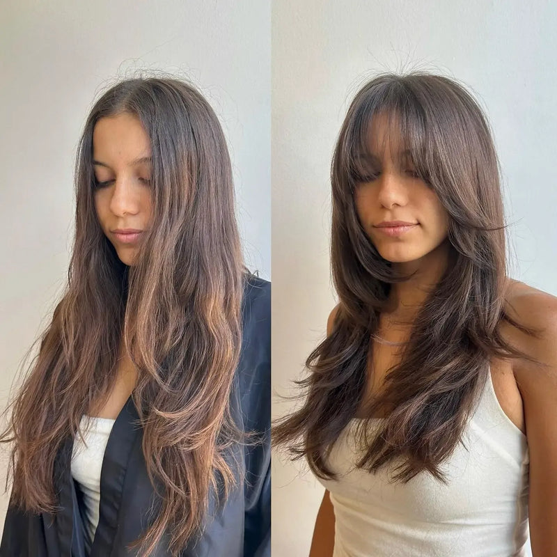 ❣ Novas Franjas Cabelo Humano - Franjão