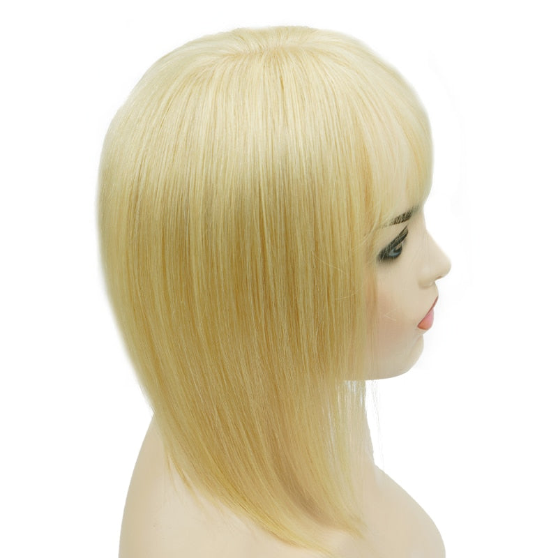 Topo Cabelo Humano 40 CM Com Franja